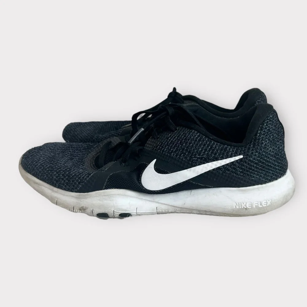 Nike Flex Trainer 8 'Black' Mesh Training Shoes Sz 8.5